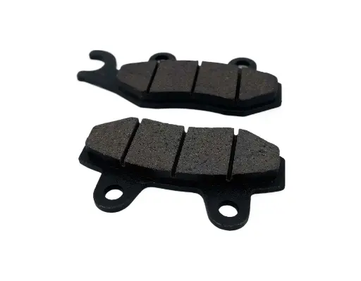 [2.01.0287] Front left brake shoes for HDK with hydraulic brake