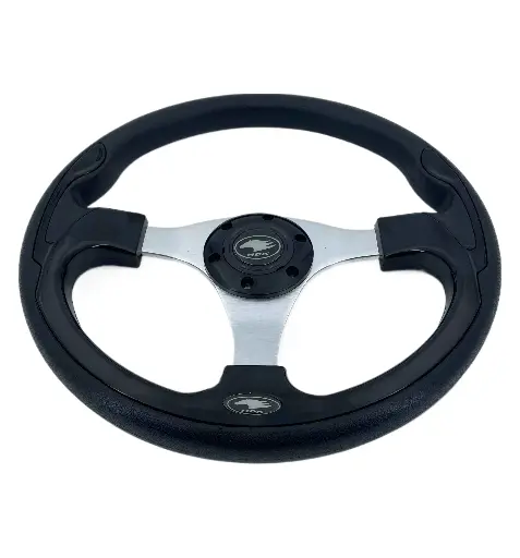 [3.04.0059] Black luxury steering wheel assembly for HDK